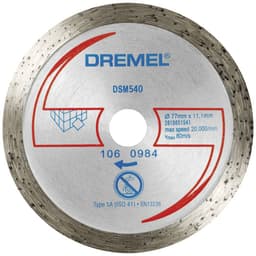 Diamantkapskiva 77 mm Dremel DSM540 2615S540JB 1 st