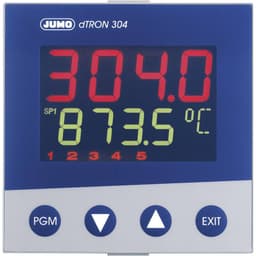 Jumo dTRON 304 PID Termostat Pt100, Pt500, Pt1000,