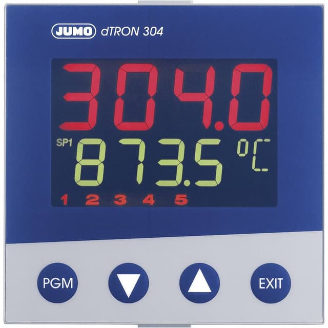 Jumo dTRON 304 PID Termostat Pt100, Pt500, Pt1000,