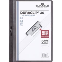 Durable Klemmemappe DURACLIP 30 - 2200 220001 A4 Sort