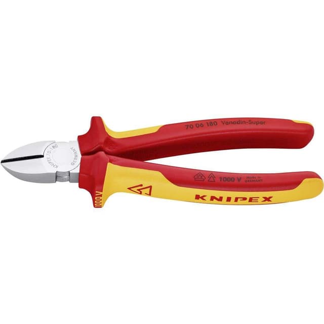 Knipex 70 06 180 VDE Sideskiller med facet 180 mm