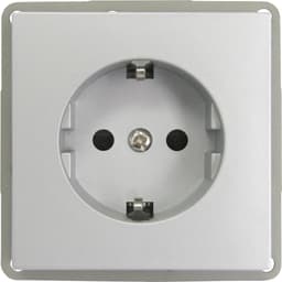 GAO Insats Vägguttag Modul Silver EFP300G-SR