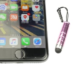 Mini Bullet Short Stylus Pen kosketusnäytöille Vaaleanpunainen