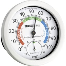 TFA Dostmann 45.2028 Termo- /hygrometer Hvid