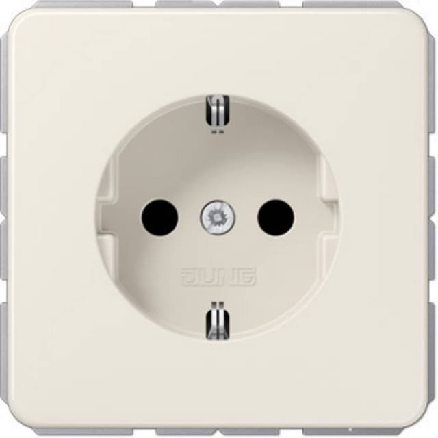 Jung 1x Insats Vägguttag Creme CD1520