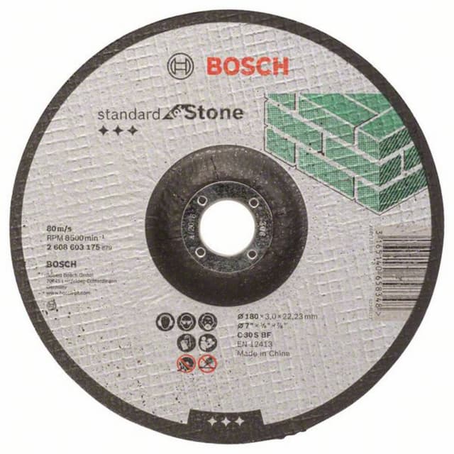Kapskiva bockad 180 mm 22.23 mm Bosch Accessories