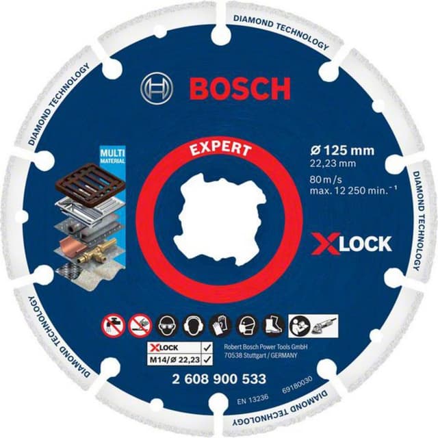 Diamantkapskiva Bosch Accessories 2608900533 Diameter