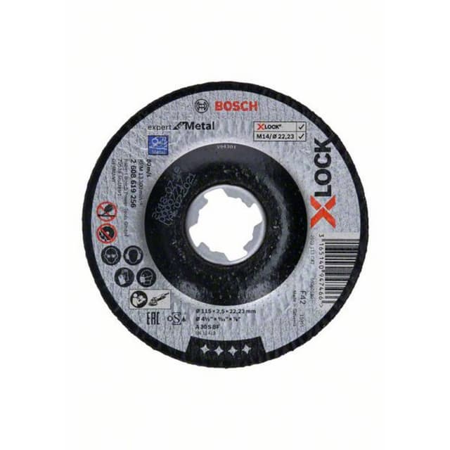 Bosch Accessories 2608619256 Kapskiva bockad 115 mm