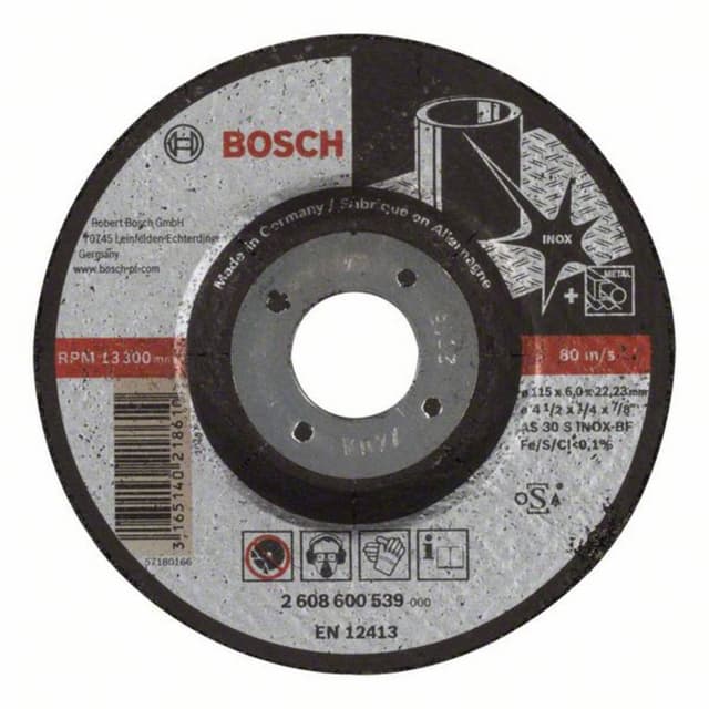 Skrubbskiva bockad 115 mm 22.23 mm Bosch Accessories