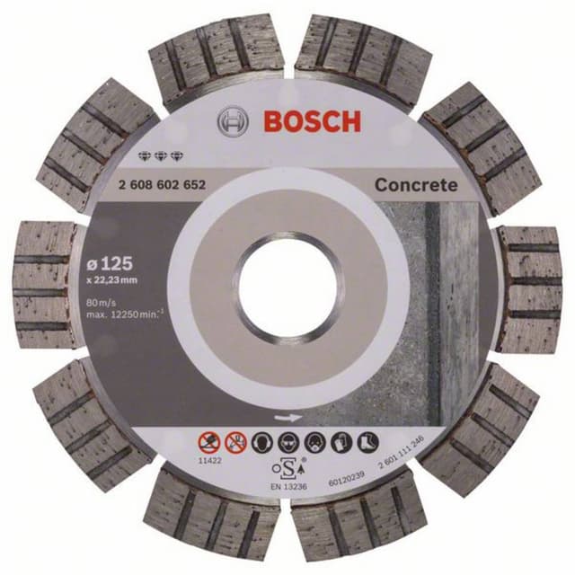 Diamantkapskiva Best for Concrete, 125 x 22,23 x 2,2 x