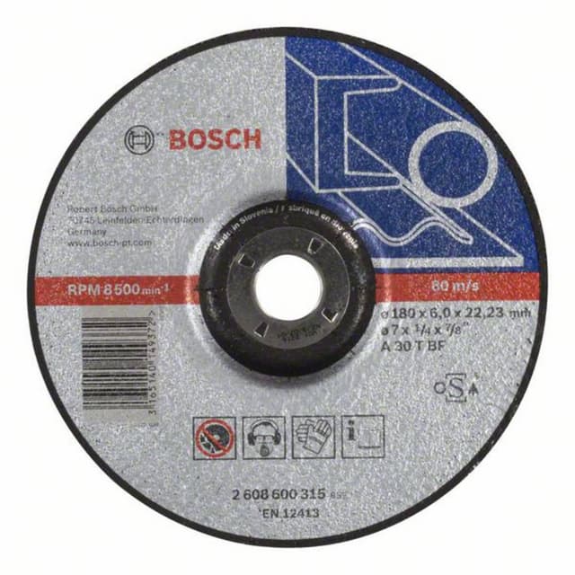 Skrubbskiva bockad 180 mm 22.23 mm Bosch Accessories