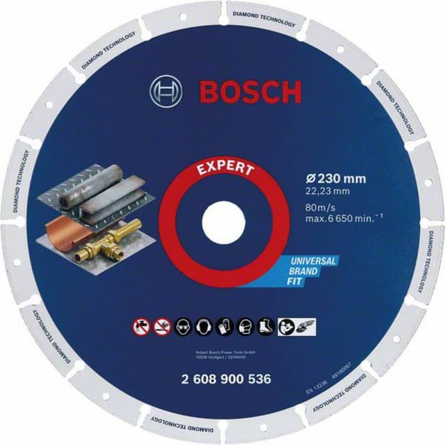 Diamantkapskiva Bosch Accessories 2608900536 Diameter