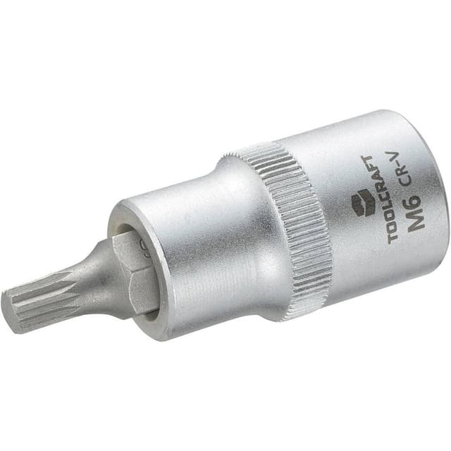 TOOLCRAFT 816086 Multitand (XZN) Topnøgle-bit-indsats 6