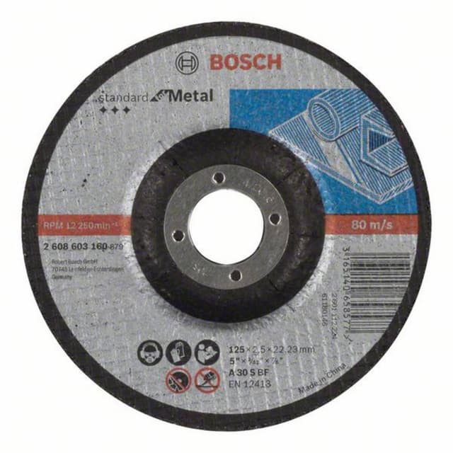 Kapskiva bockad 125 mm 22.23 mm Bosch Accessories