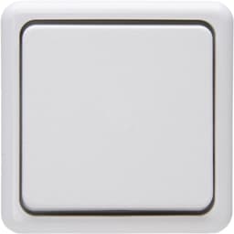 Kopp Tryckknapp Utanpåliggande standard Arktisvit