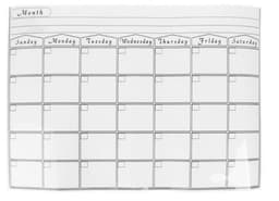 Magnetisk månadskalender