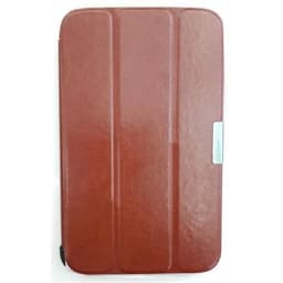 Flip cover för Samsung SM-T2100/2110 Galaxy Tab 3 7"" (Rödbrun)