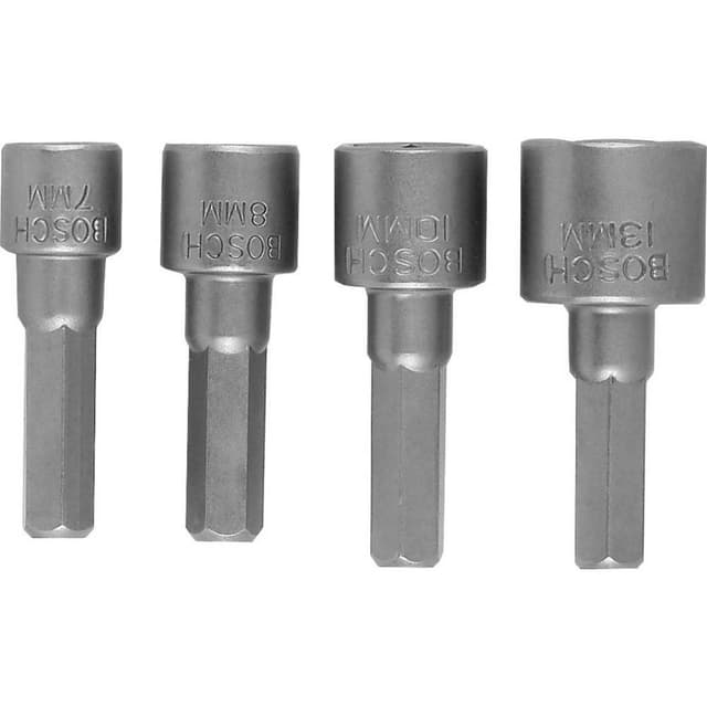 Hylsnyckelmaskinupptag-set Drivning 1/4 Bosch