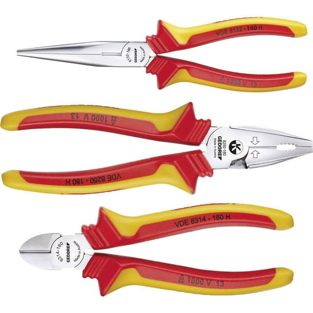VDE Tång-set 3 delar Gedore 1550594