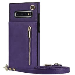 Zipper necklace case Samsung Galaxy S10 Plus - Lila