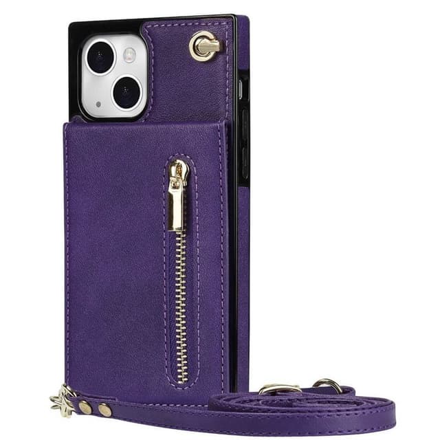 Zipper halskæde etui Apple iPhone 13 Mini - Lilla