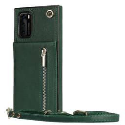 Zipper halskæde etui Huawei P40 - Grøn
