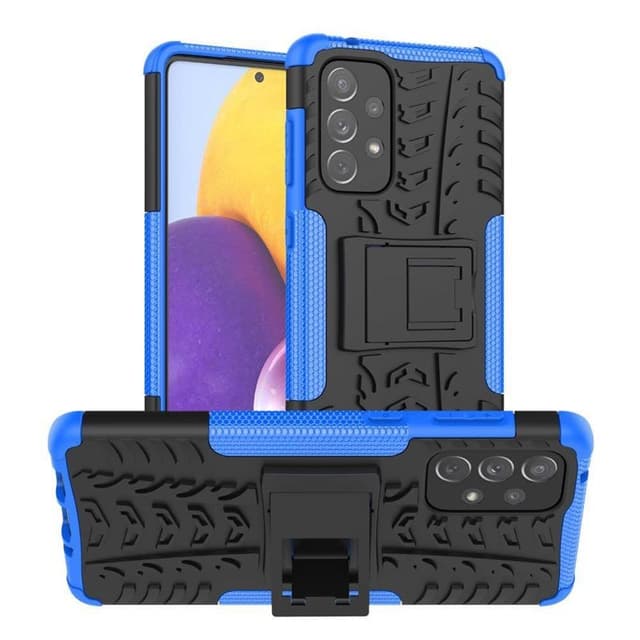 Stødbestandigt cover med stativ Samsung Galaxy A73 5G - Blå