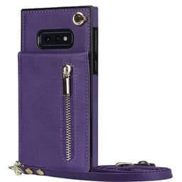 Zipper necklace case Samsung Galaxy S10e - Lila