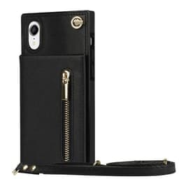 Zipper halskæde etui Apple iPhone XR - Sort