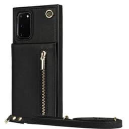 Zipper halskæde etui Samsung Galaxy S20 FE - Sort