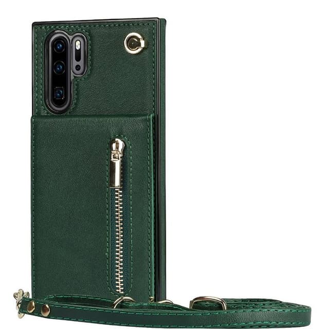 Zipper necklace case Huawei P30 Pro - Grön