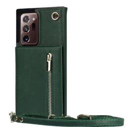 Zipper necklace case Samsung Galaxy Note 20 Ultra - Grön