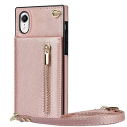 Zipper kaulakorukotelo Apple iPhone XR - Ruusu