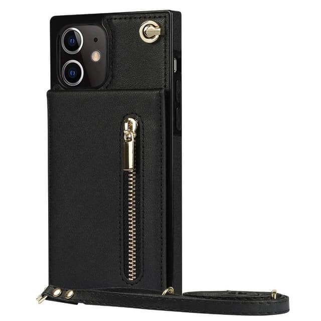 Zipper halskæde etui Apple iPhone 12 Mini - Sort