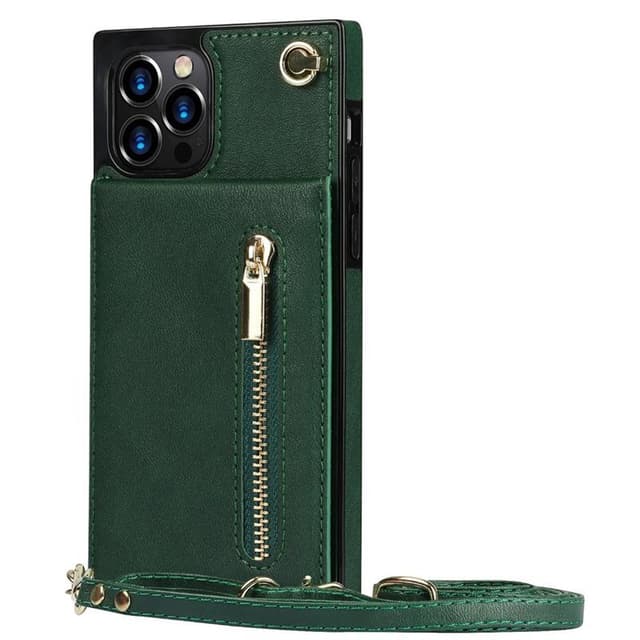 Zipper halskæde etui Apple iPhone 12 Pro Max - Grøn