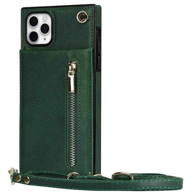Zipper kaulakorukotelo Apple iPhone 11 Pro - Vihreä