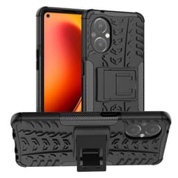 Iskunkestävä kuori jalustalla OnePlus Nord N20 5G - Musta