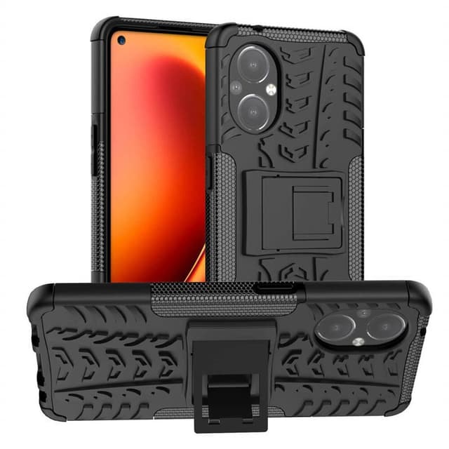 Støtsikker deksel med stativ OnePlus Nord N20 5G - Sort