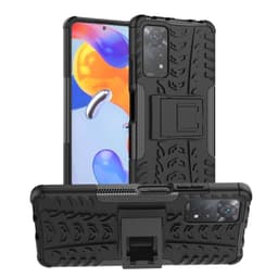 Støtsikker deksel med stativ Xiaomi Redmi Note 11 Pro 5G - Sort