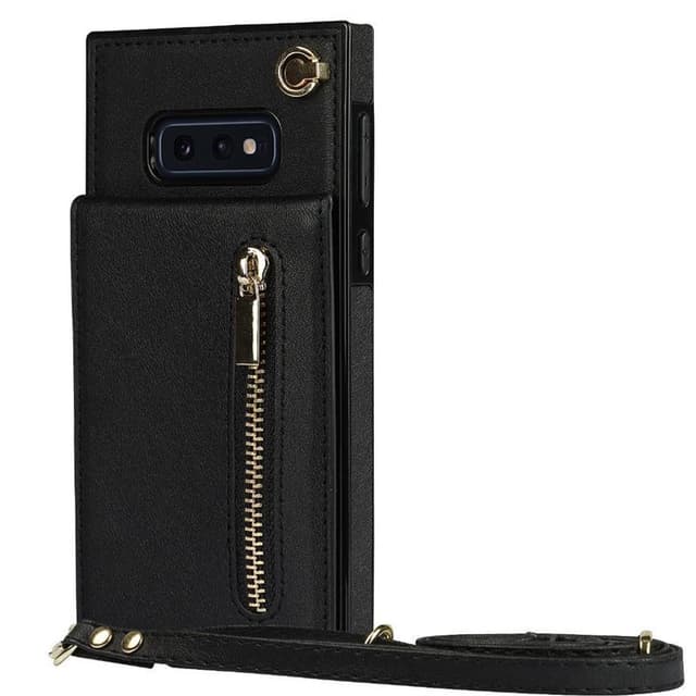 Zipper kaulakorukotelo Samsung Galaxy S10e - Musta