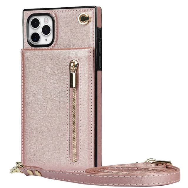 Zipper necklace case Apple iPhone 11 Pro Max - Rosè
