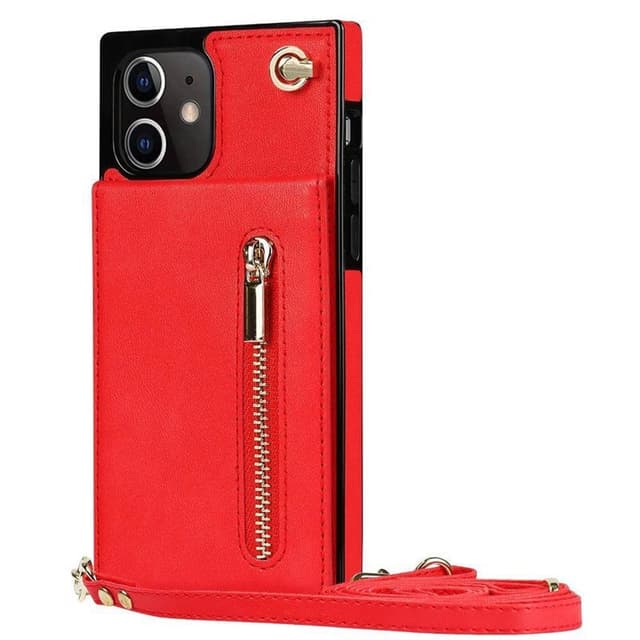 Zipper halskjede deksel Apple iPhone 11 - Rød