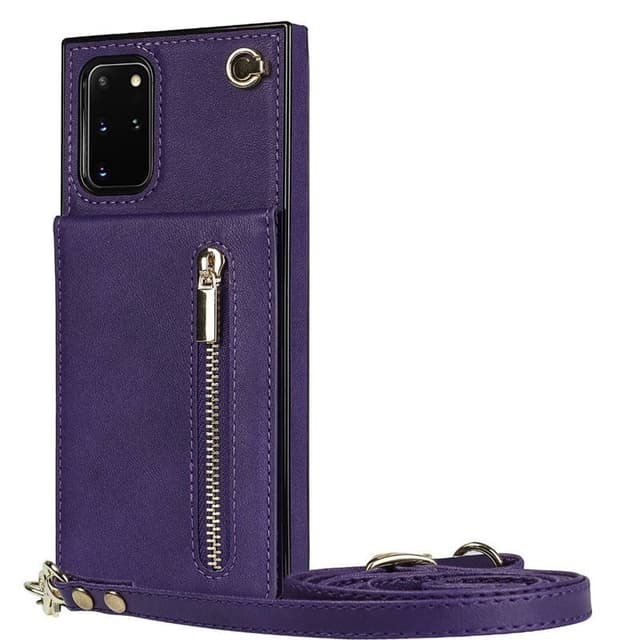 Zipper halskæde etui Samsung Galaxy S20 Plus - Lilla