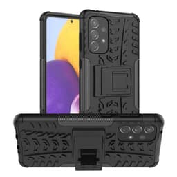 Iskunkestävä kuori jalustalla Samsung Galaxy A73 5G - Musta