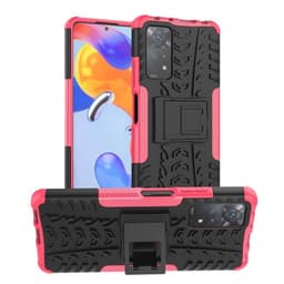 Støtsikker deksel med stativ Xiaomi Redmi Note 11 Pro 5G - Rosa