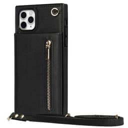 Zipper kaulakorukotelo Apple iPhone 11 Pro Max - Musta