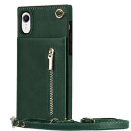 Zipper necklace case Apple iPhone XR - Grön