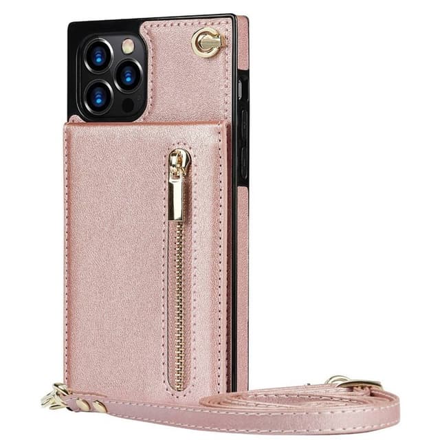 Zipper halskæde etui Apple iPhone 12 Pro Max - Rose