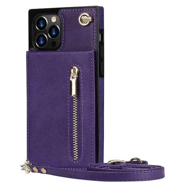 Zipper halskæde etui Apple iPhone 12 Pro - Lilla