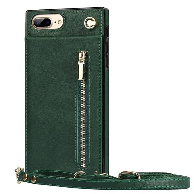 Zipper necklace case Apple iPhone 7 Plus - Grön